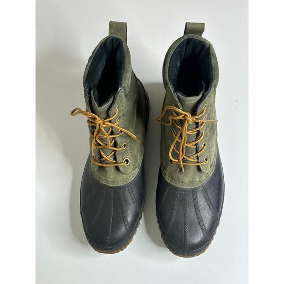 Sorel Cheyanne II Boots Mens 10.5 Surplus Green Waterproof Leather Rubber Shell main image 8